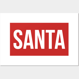 Santa Posters and Art